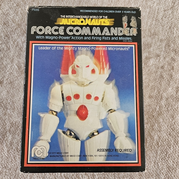 Mego Corp. Other - ❌️❌SOLD❌️❌️ VtgMICRONAUTS Force Commander Action Figure Mego 1977 w box
